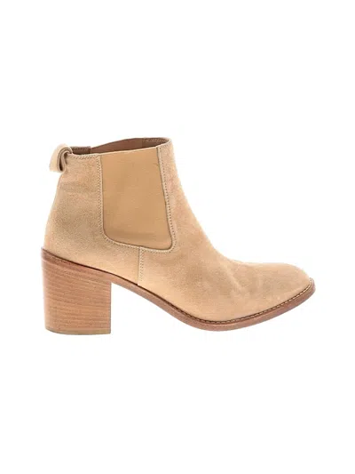 Pre-owned Jenni Kayne Ankle Boots In Tan