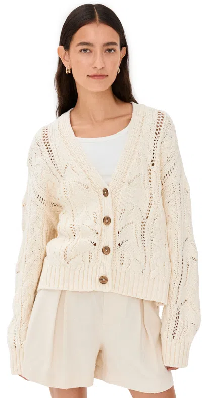 Jenni Kayne Audrey Cardigan Cream