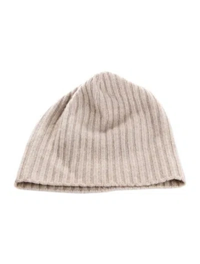 Pre-owned Jenni Kayne Beanie In Neutral