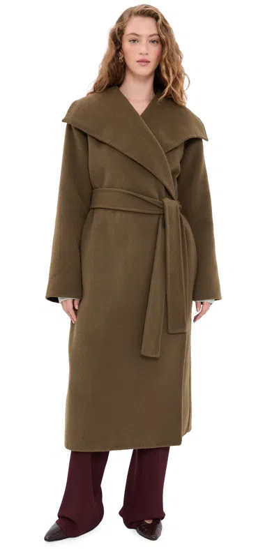 Jenni Kayne Blanket Coat Bronze In Brown