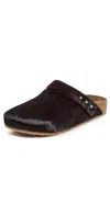 Jenni Kayne Bowery Clogs Chocolate In Chocolate