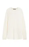 Jenni Kayne Boyfriend Cotton T-shirt In Ivory