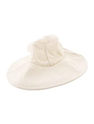 Pre-owned Jenni Kayne Bucket Hat In Neutral