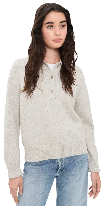 Jenni Kayne Burke Alpaca Polo Pale Gray
