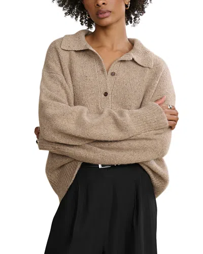 Jenni Kayne Burke Cashmere Polo Sweater