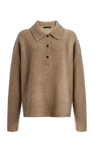 Jenni Kayne Cashmere Burke Polo In Brown