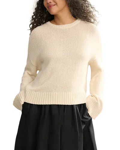 Jenni Kayne Cameron Crewneck Sweater In Cream