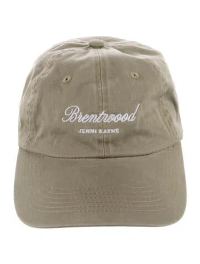 Pre-owned Jenni Kayne Canvas Baseball Hat W/tags In Neutral