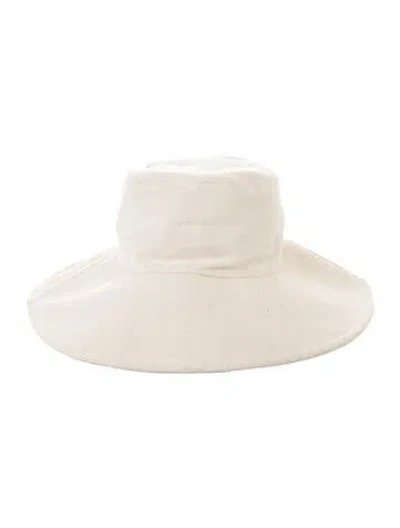 Pre-owned Jenni Kayne Canvas Sun Hat In Neutral