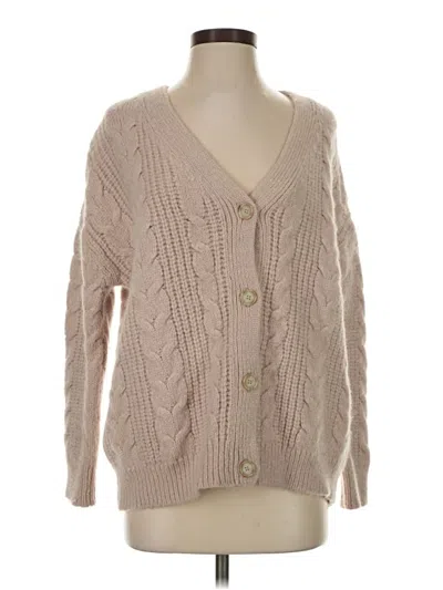 Pre-owned Jenni Kayne Cardigan Sweater In Tan