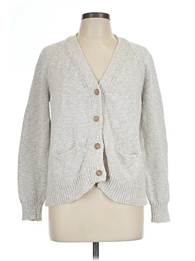 Pre-owned Jenni Kayne Cardigan Sweater In White