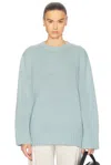 Jenni Kayne Cashmere Amelia Crewneck Sweater In Seashore