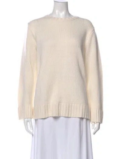 Pre-owned Jenni Kayne Cashmere Bateau Neckline Sweater W/ Tags In Neutral