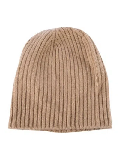 Pre-owned Jenni Kayne Cashmere Beanie W/tags In Neutral