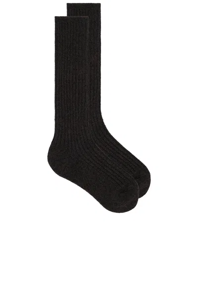 Jenni Kayne Cashmere Cabin Sock In Black