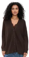 Jenni Kayne Cashmere Cocoon Cardigan Chocolate Chocolate In Brown