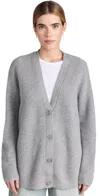 Jenni Kayne Cashmere Cocoon Cardigan Heather Grey M In Heather Grey