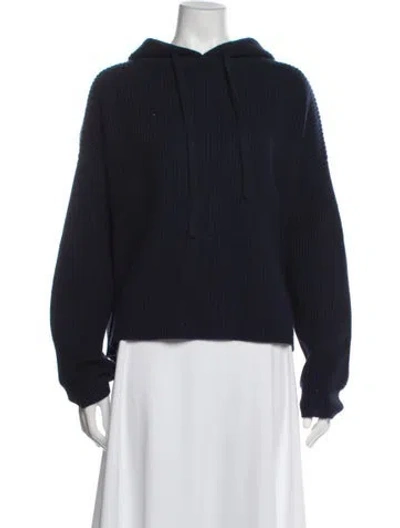 Pre-owned Jenni Kayne Cashmere Crew Neck Sweater In Blue