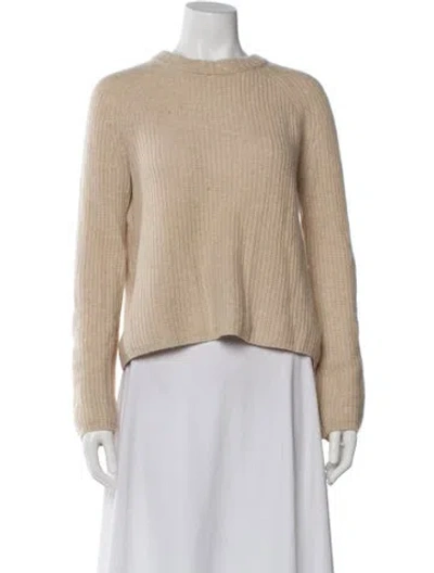Pre-owned Jenni Kayne Cashmere Crew Neck Sweater In Neutral