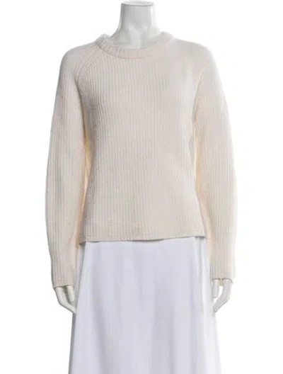 Pre-owned Jenni Kayne Cashmere Crew Neck Sweater In Neutral