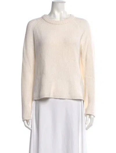 Pre-owned Jenni Kayne Cashmere Crew Neck Sweater In Neutral