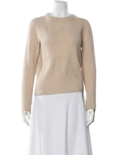 Pre-owned Jenni Kayne Cashmere Crew Neck Sweater In Neutral