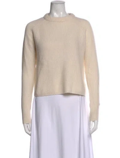 Pre-owned Jenni Kayne Cashmere Crew Neck Sweater In Neutral