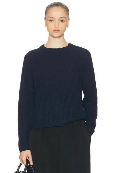 Jenni Kayne Cashmere Fisherman Sweater In Blue