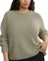 Jenni Kayne Cashmere Fisherman Sweater In Silver