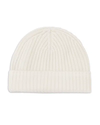 Jenni Kayne Cashmere Knit Beanie In White