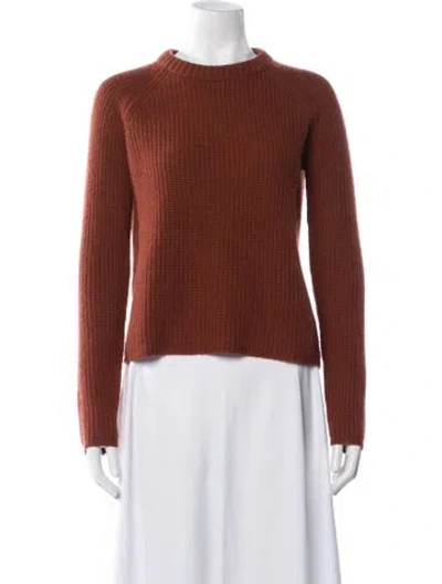 Pre-owned Jenni Kayne Cashmere Mock Neck Sweater In Brown