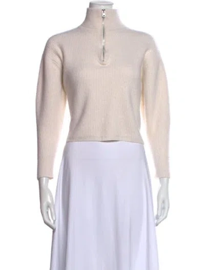 Pre-owned Jenni Kayne Cashmere Mock Neck Sweater In Multi
