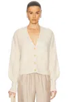 Jenni Kayne Cashmere Peyton Cardigan In Warm Ivory