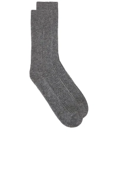 Jenni Kayne Cashmere Socks In Gray