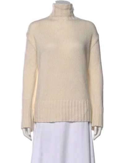 Pre-owned Jenni Kayne Cashmere Turtleneck Sweater W/ Tags In Neutral