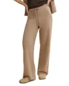 Jenni Kayne Chalet Wool-blend Pants In Brown