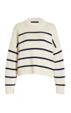 Jenni Kayne Chloe Cotton Sweater In White