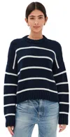 Jenni Kayne Chloe Striped Sweater In Navy Stripe