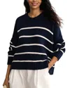 Jenni Kayne Chloe Striped Sweater In Navy Stripe