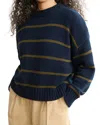Jenni Kayne Chloe Striped Sweater In Navy/army