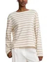 Jenni Kayne Claude Striped Top In White