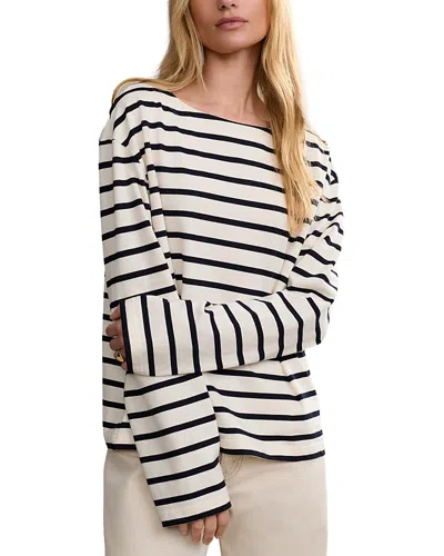 Jenni Kayne Claude Striped Top In White