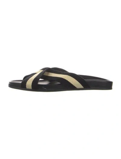 Pre-owned Jenni Kayne Colorblock Pattern Slides