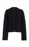 Jenni Kayne Cooper Wool-cashmere Cardigan In Black