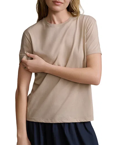 Jenni Kayne Cotton Clean Classic Tee In Neutral