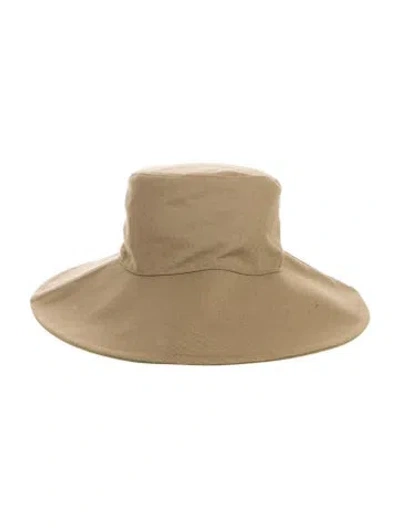 Pre-owned Jenni Kayne Cotton Sun Hat In Neutrals