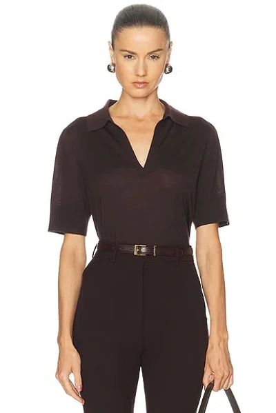 Jenni Kayne Courtney Top In Burgundy