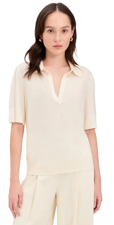 Jenni Kayne Courtney Top Ivory Ivory In White