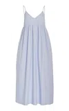 Jenni Kayne Cove Cotton Maxi Dress In Blue