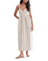 Jenni Kayne Cove Striped Maxi Dress In Natural
